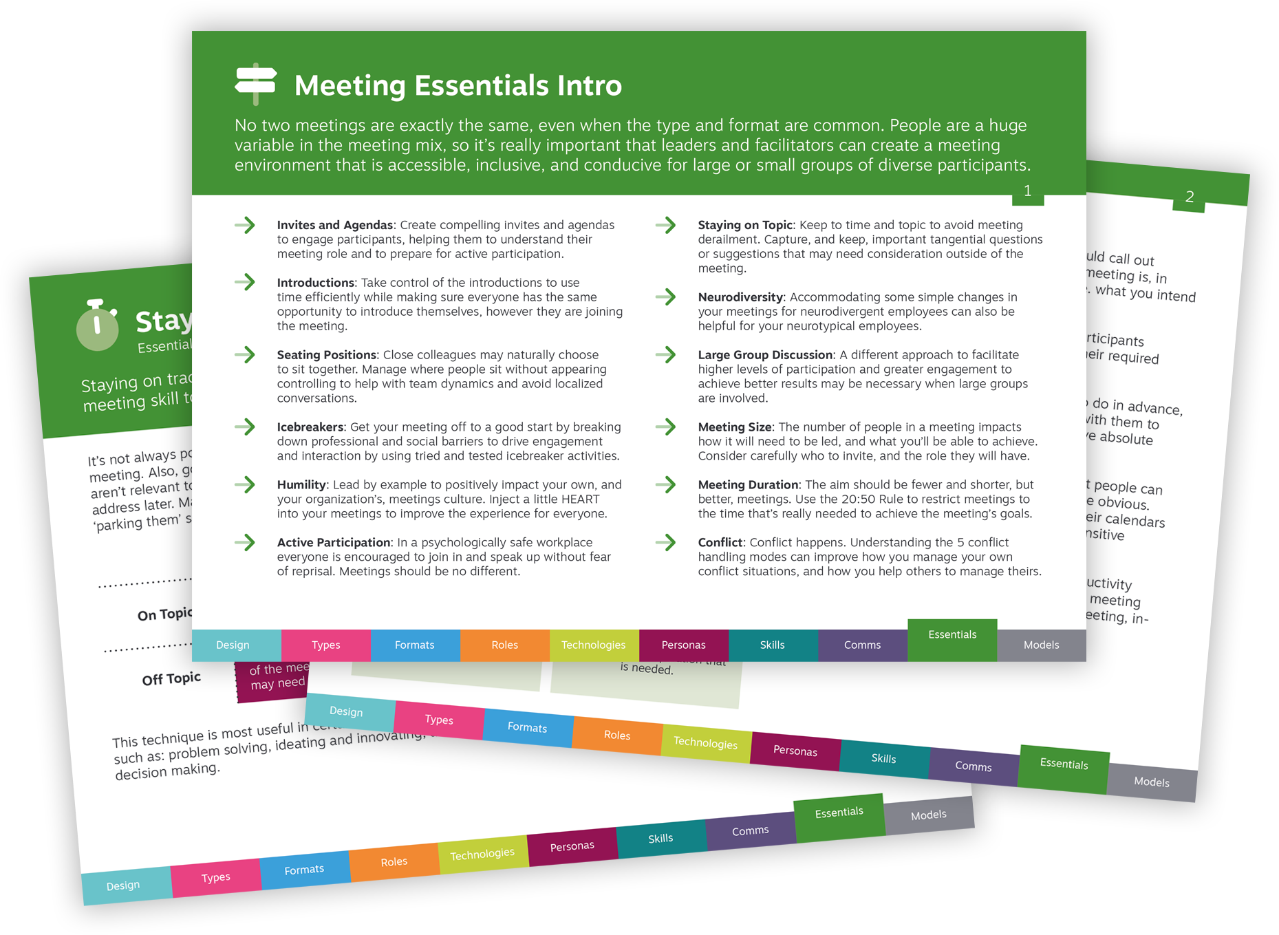 Meeting Essentials cards