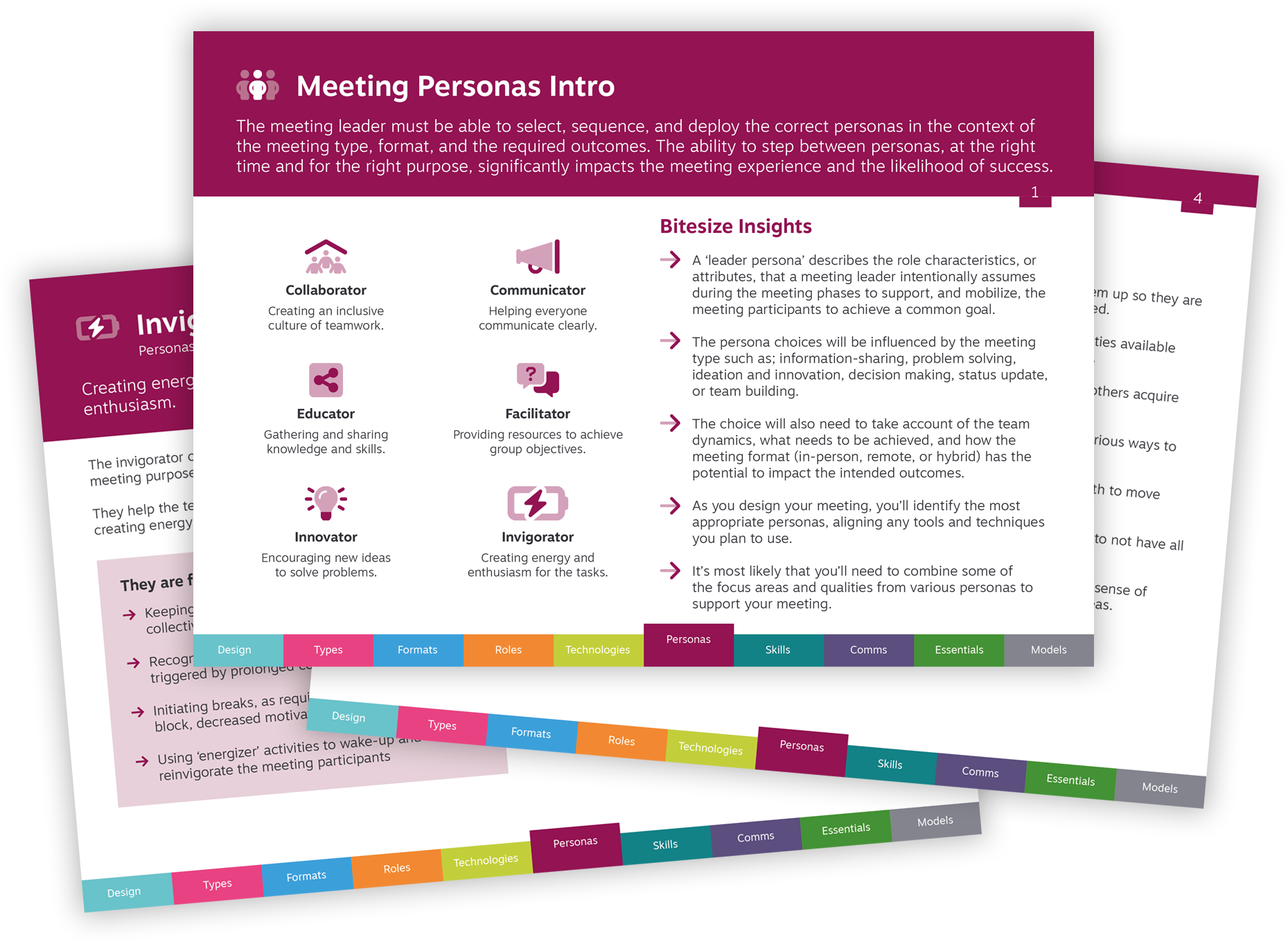 Meeting Personas cards