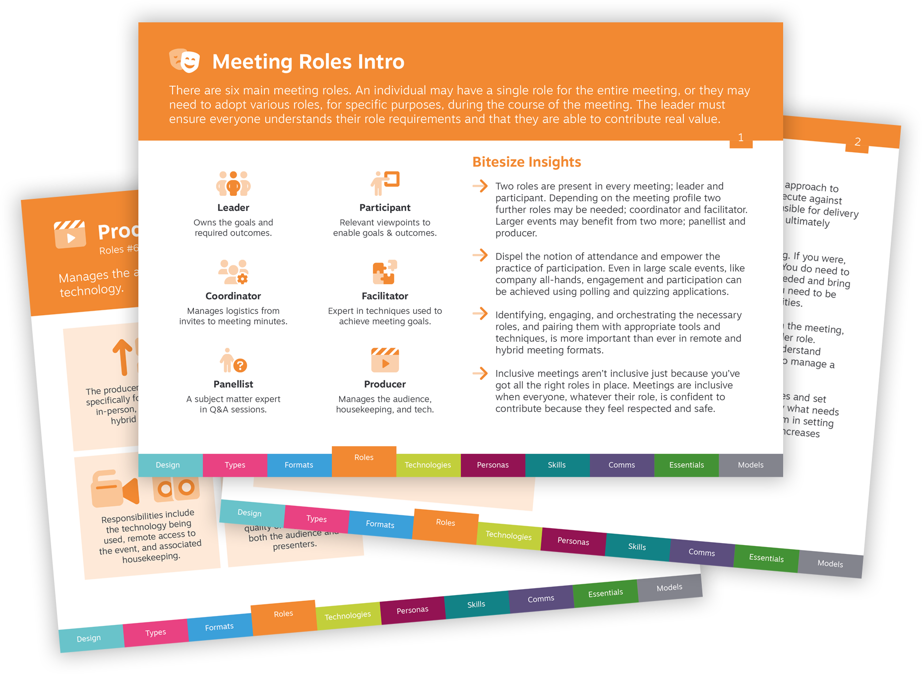 Meeting Roles cards